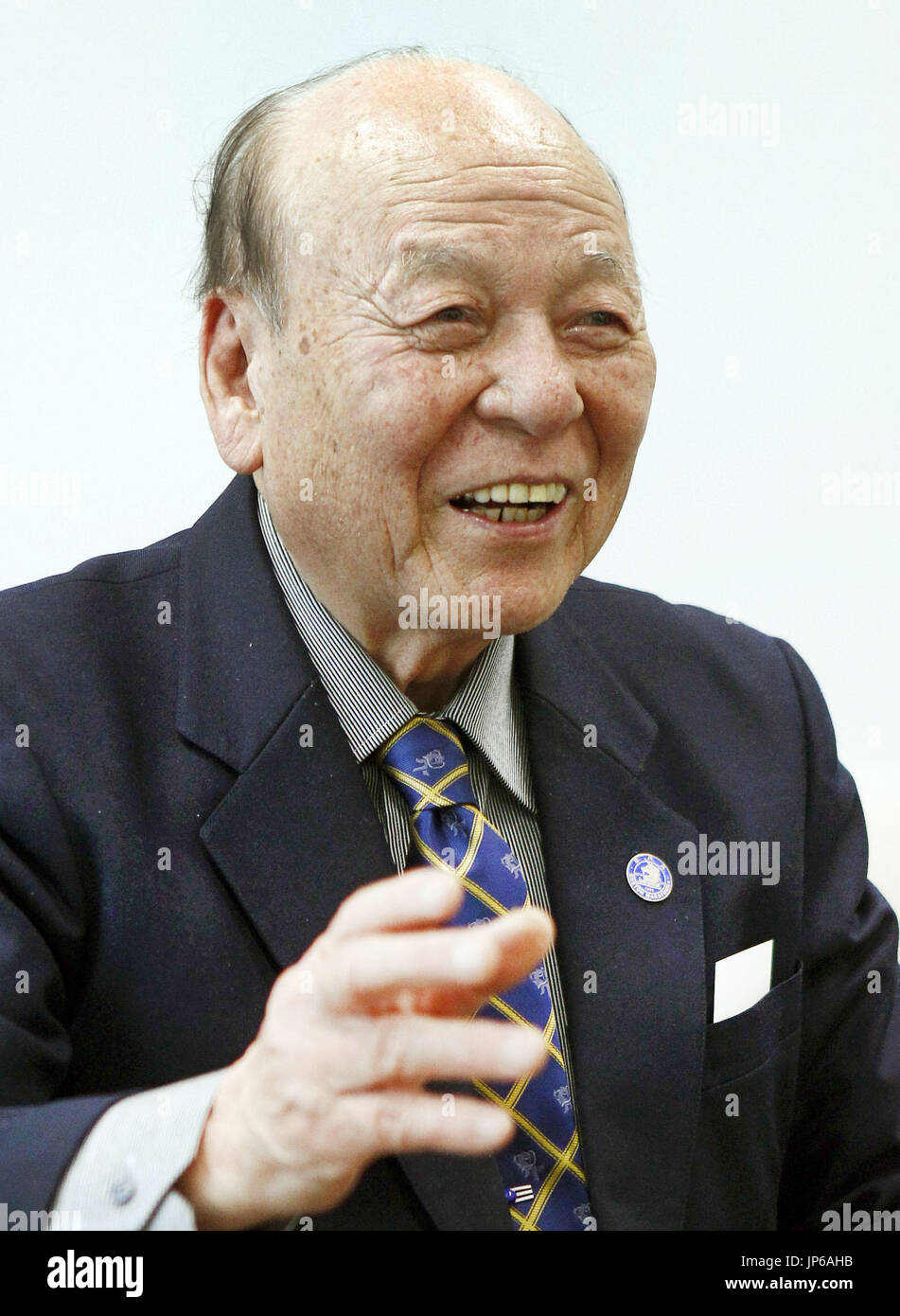 Photo taken in Tokyo on Jan. 30, 2015, shows Shigeki Tanaka recalling