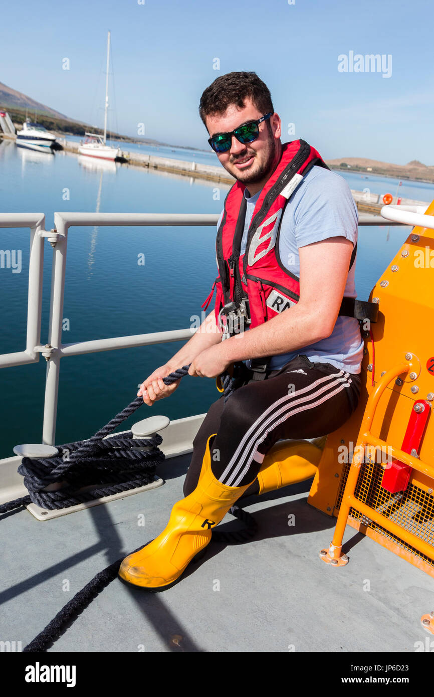 Rnli lifeboat crew member hi-res stock photography and images - Alamy