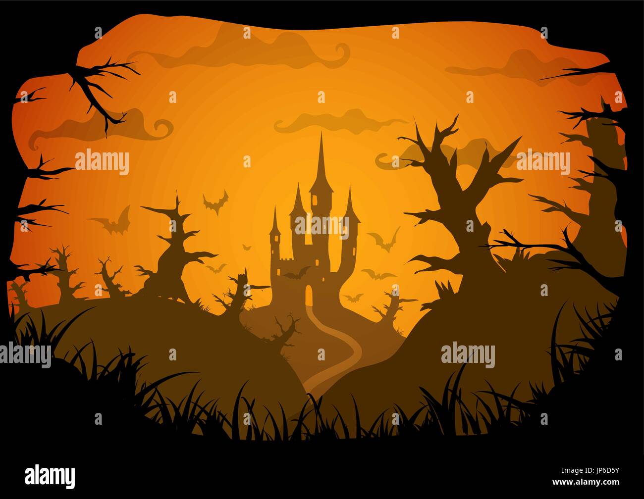 Halloween vector poster Stock Vector