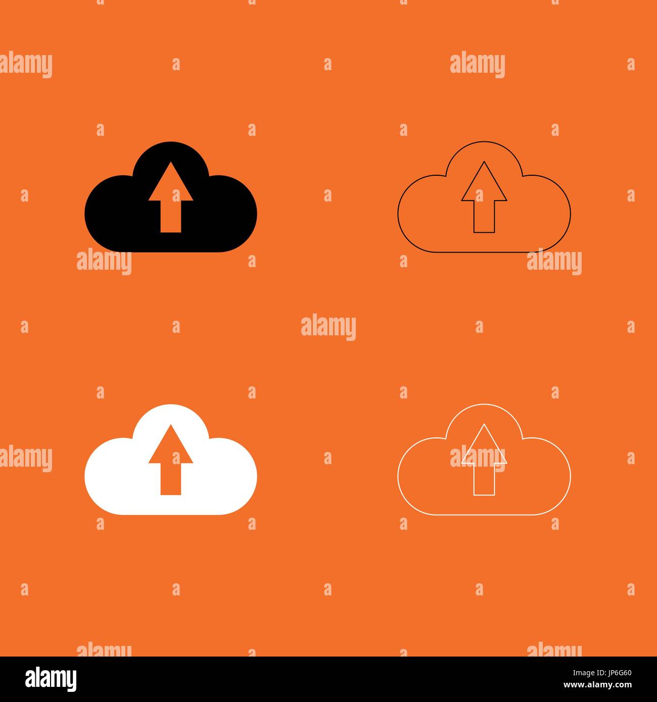 Cloud computing arrow download hi-res stock photography and images - Alamy