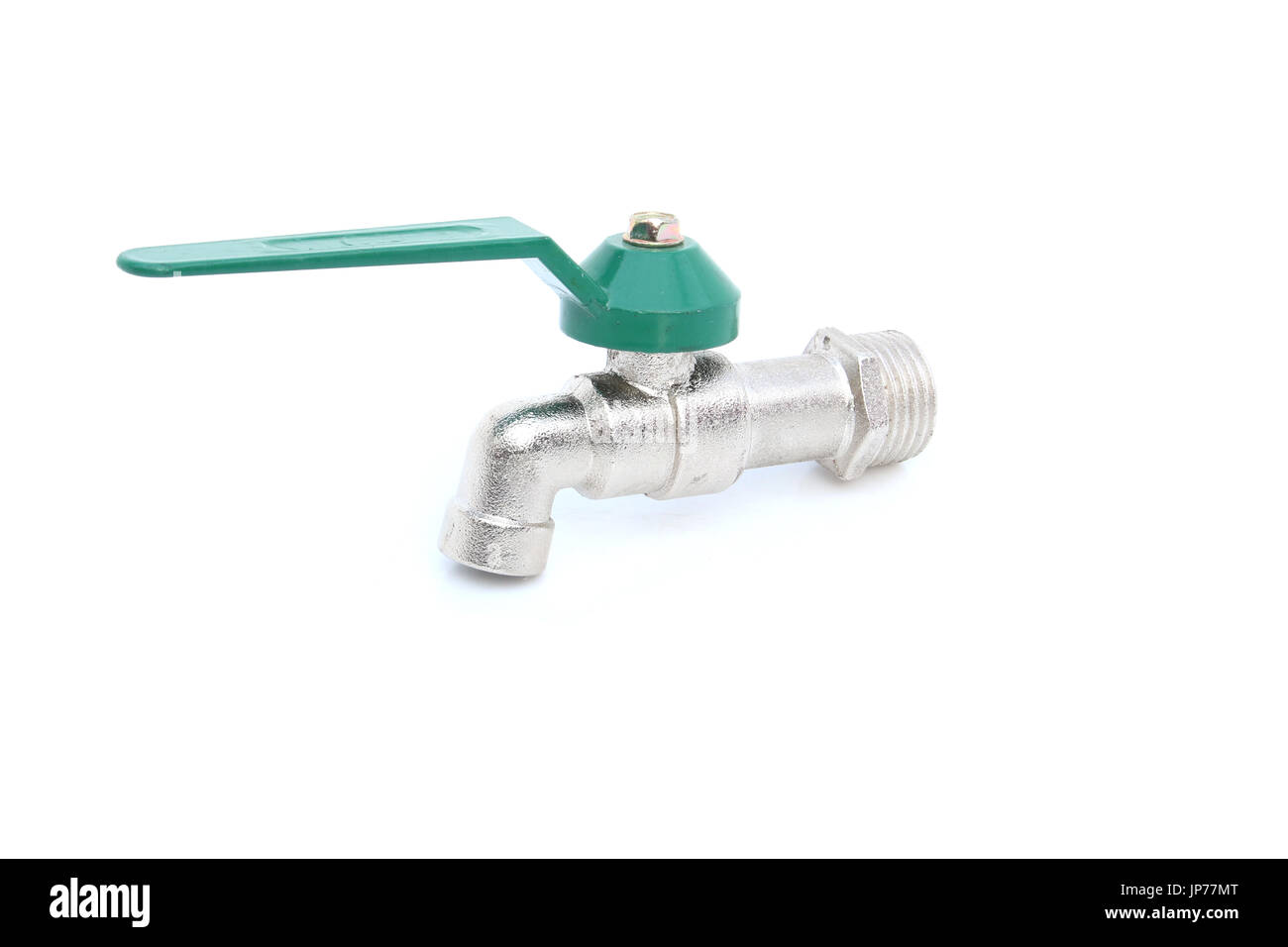 faucet on isolated white background Stock Photo - Alamy