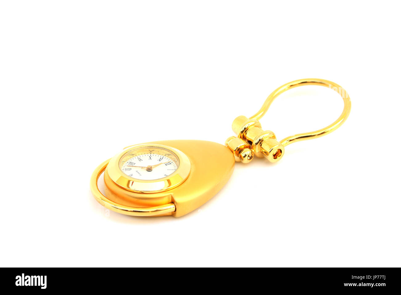 gold watch on isolated Stock Photo