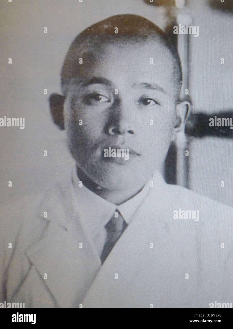 Takashi Nagai, a Japanese medical doctor who treated people following the 1945 atomic bombing of