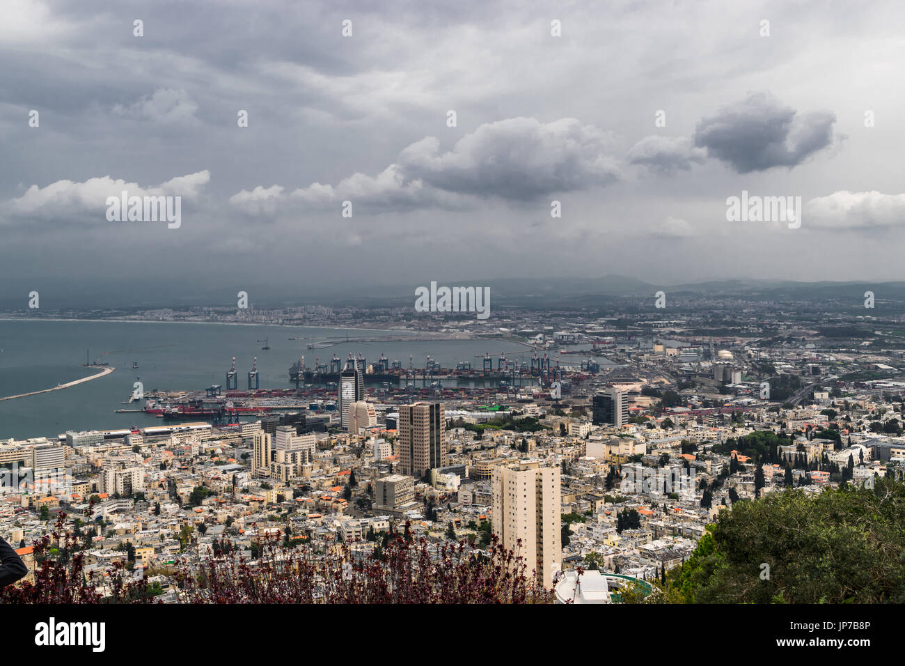 Haifa city Stock Photo
