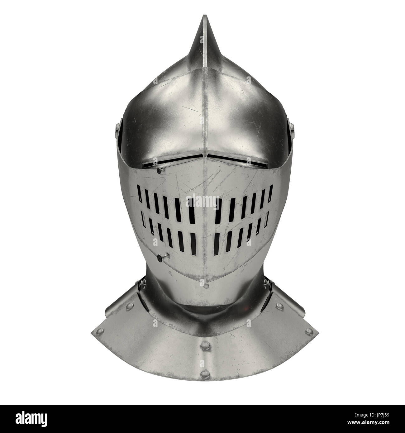 medieval helmets front view
