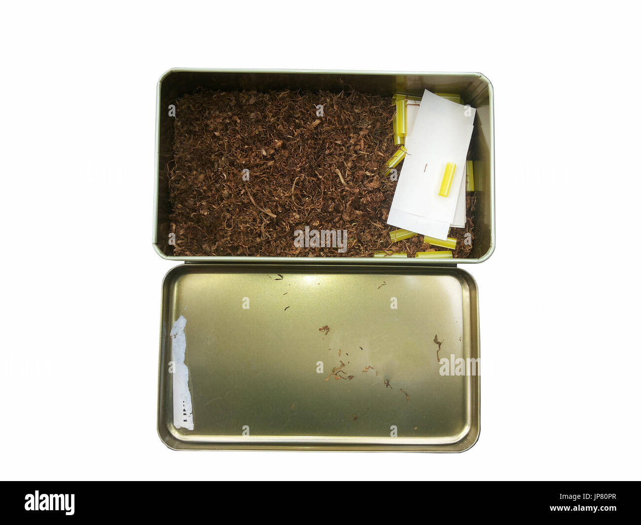 cigarette case on isolated Stock Photo