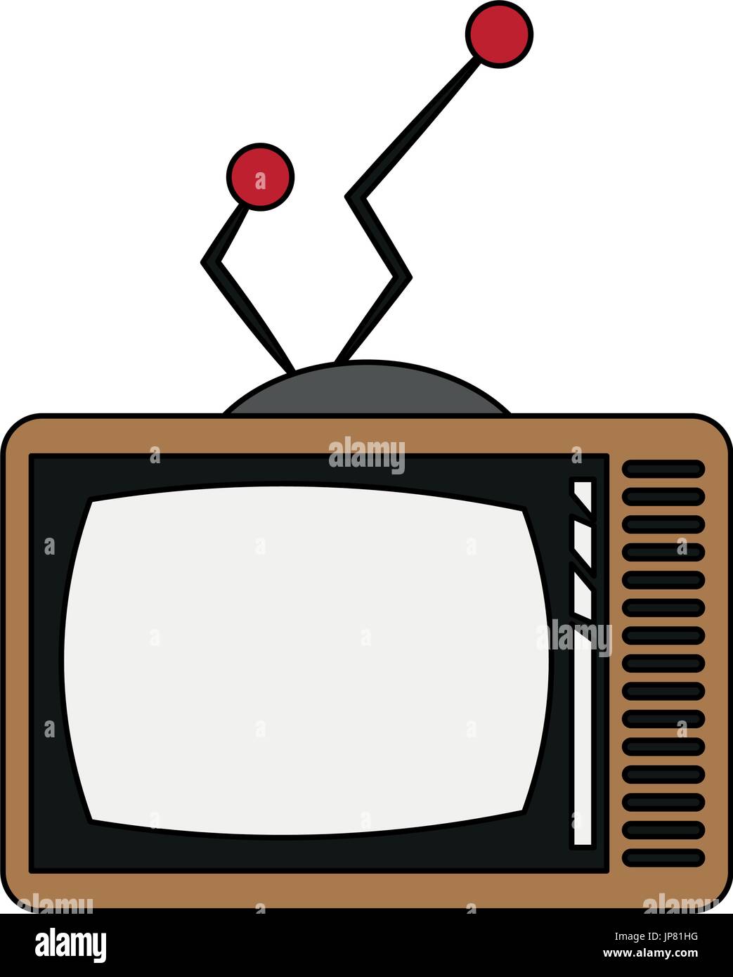retro tv icon Stock Vector Image & Art - Alamy