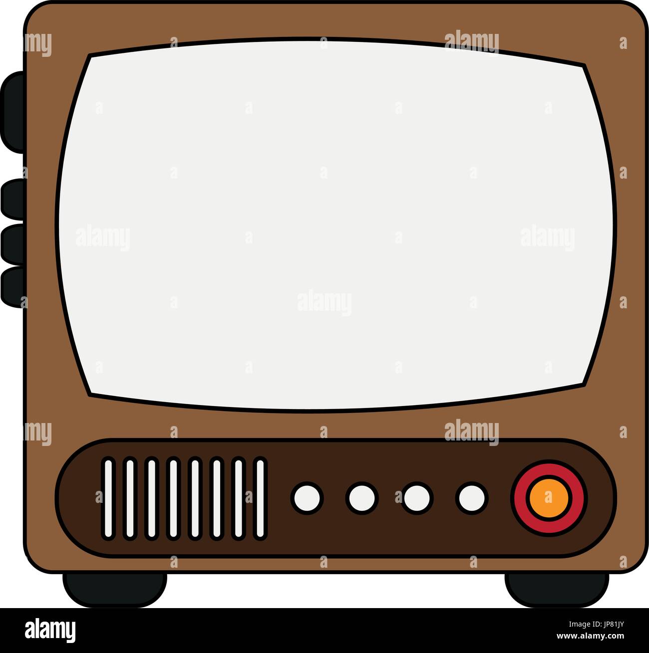 retro tv icon Stock Vector Image & Art - Alamy