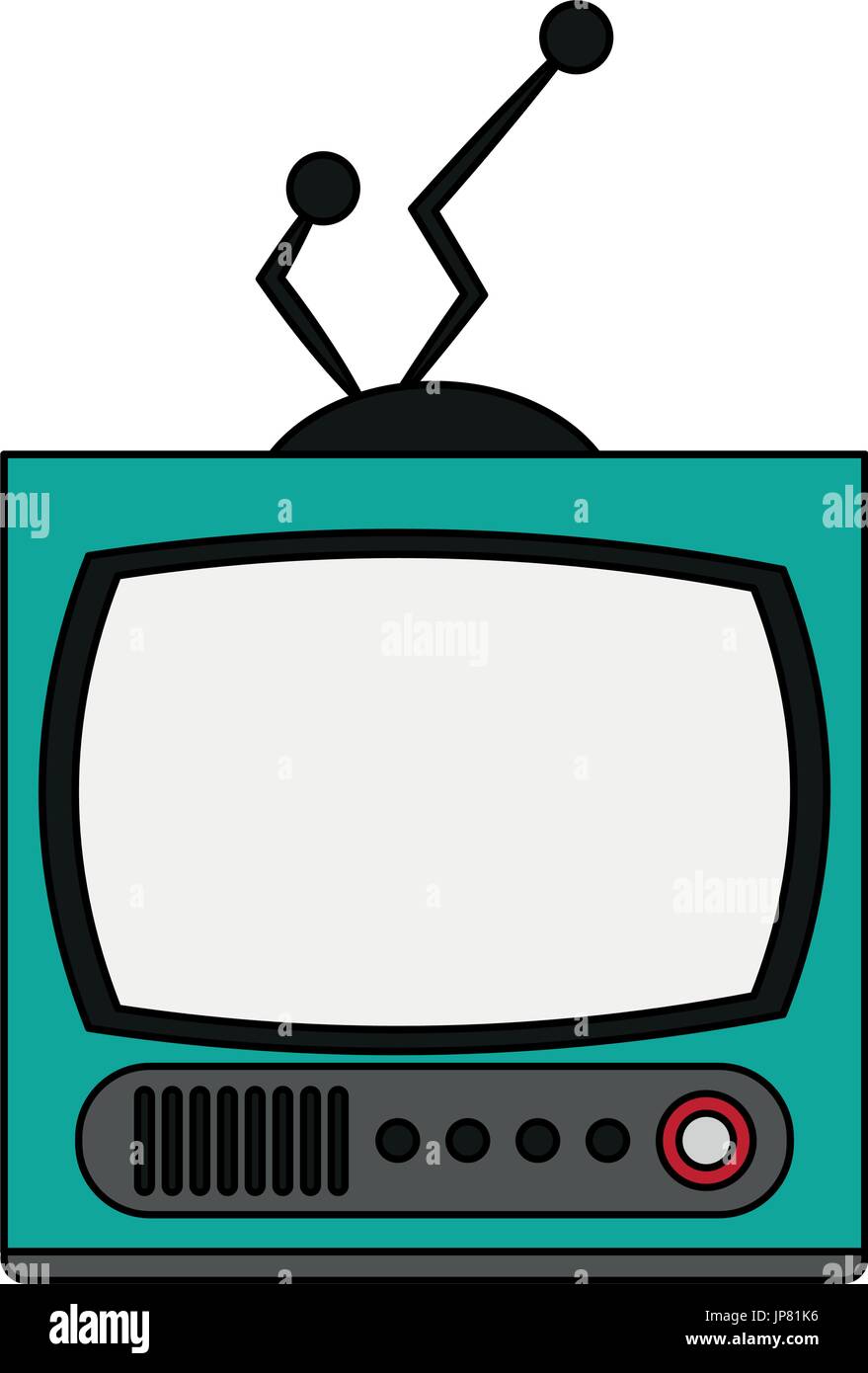 retro tv icon Stock Vector Image & Art - Alamy