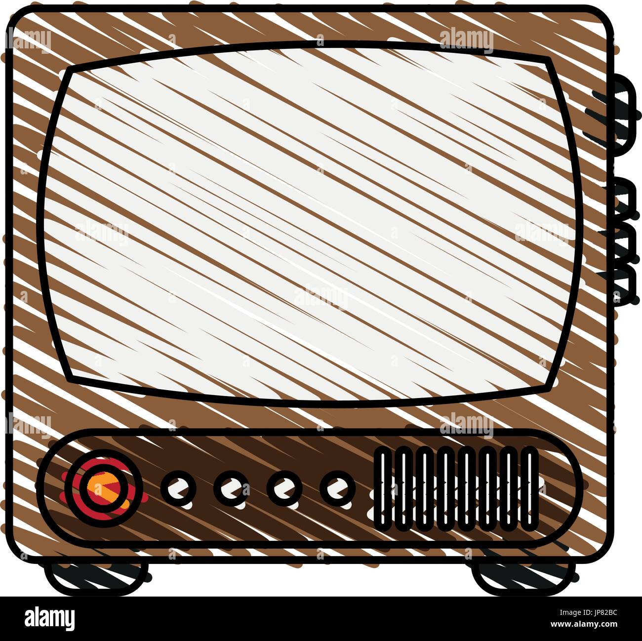 retro tv icon Stock Vector Image & Art - Alamy