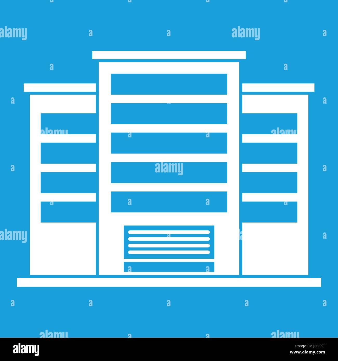 Industrial building icon white Stock Vector Image & Art - Alamy