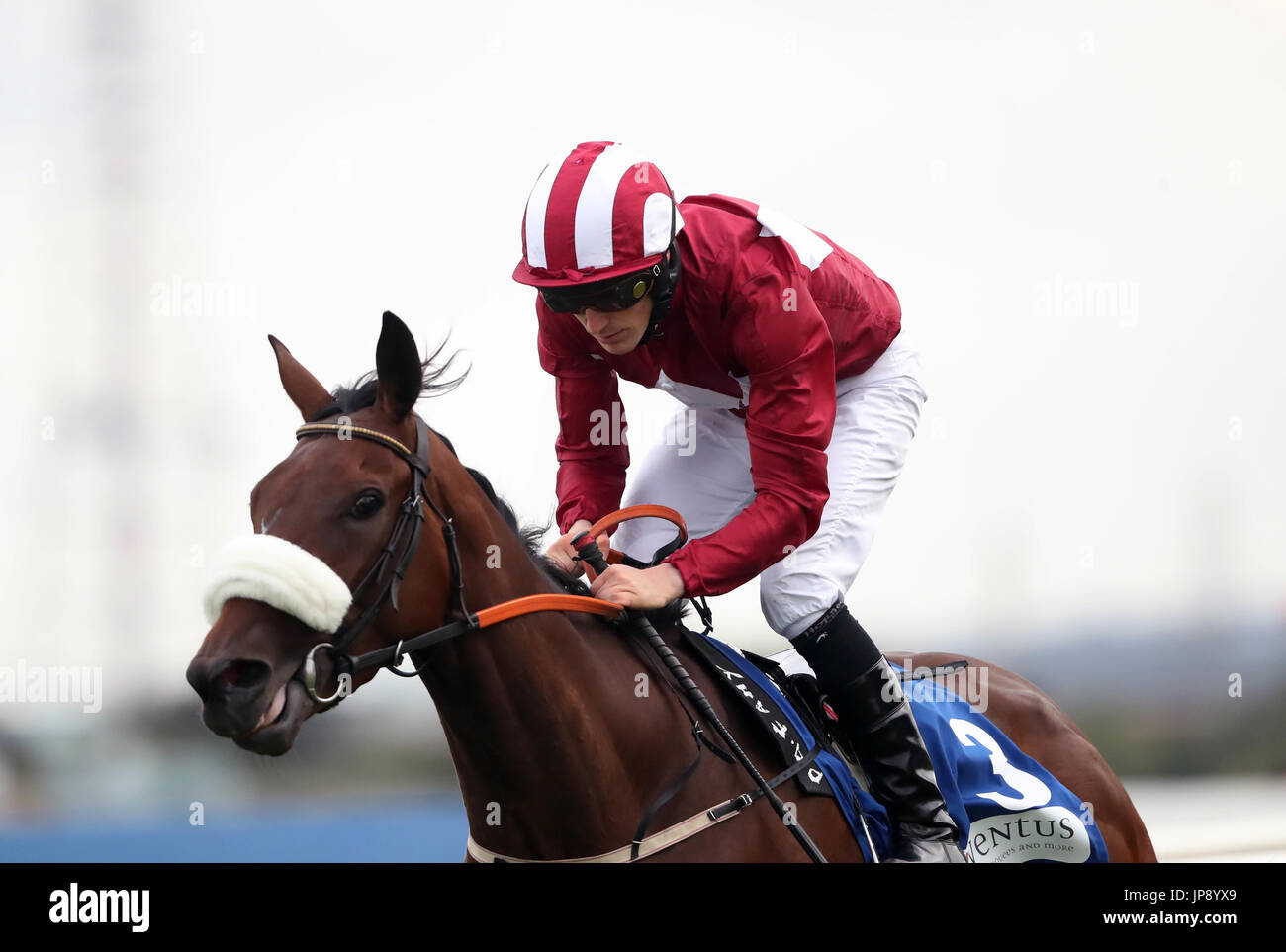 Pearl Of The West ridden by Billy Lee wins the Eventus Handicap during day one of the Galway Summer Festival at Galway Races, Ballybrit Galway. Stock Photo