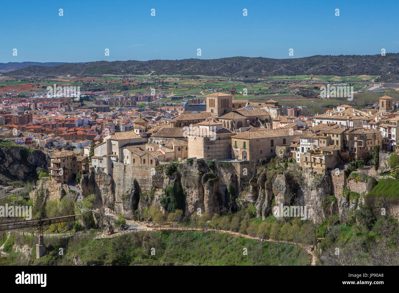 Spain, Cuenca City, UNESCO World Heritage, the hanging houses Stock