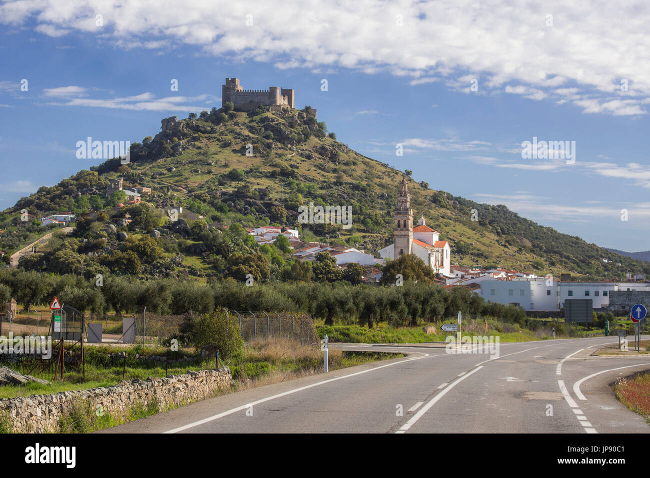 Spain, Extremadura Region, Burguillos del Cerro City Stock Photo
