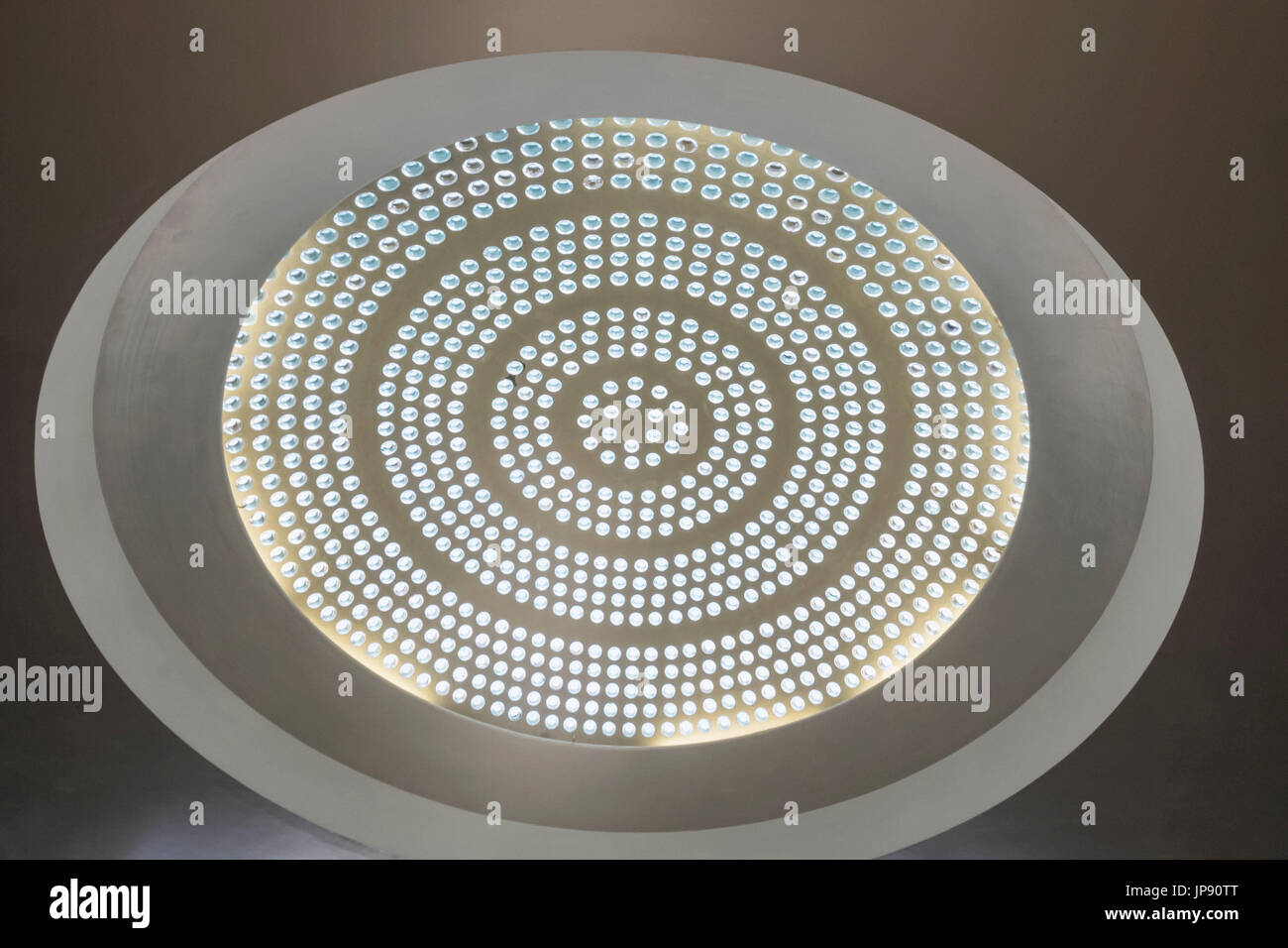England, London, Greenwich, Eltham Palace, Reception Room Ceiling