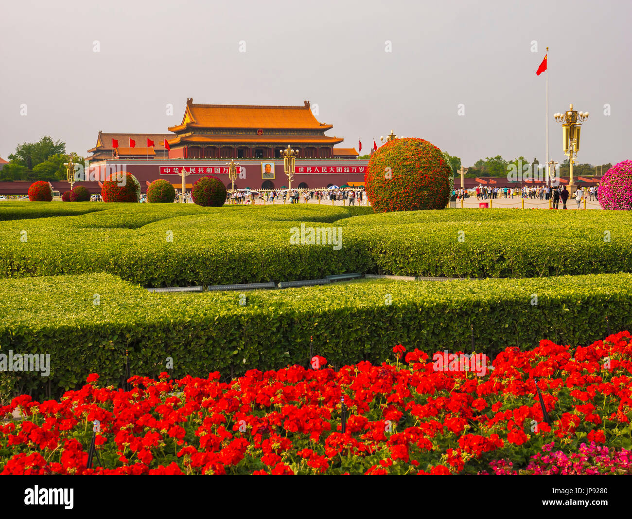 Tiananmen Square, Beijing, China Stock Photo