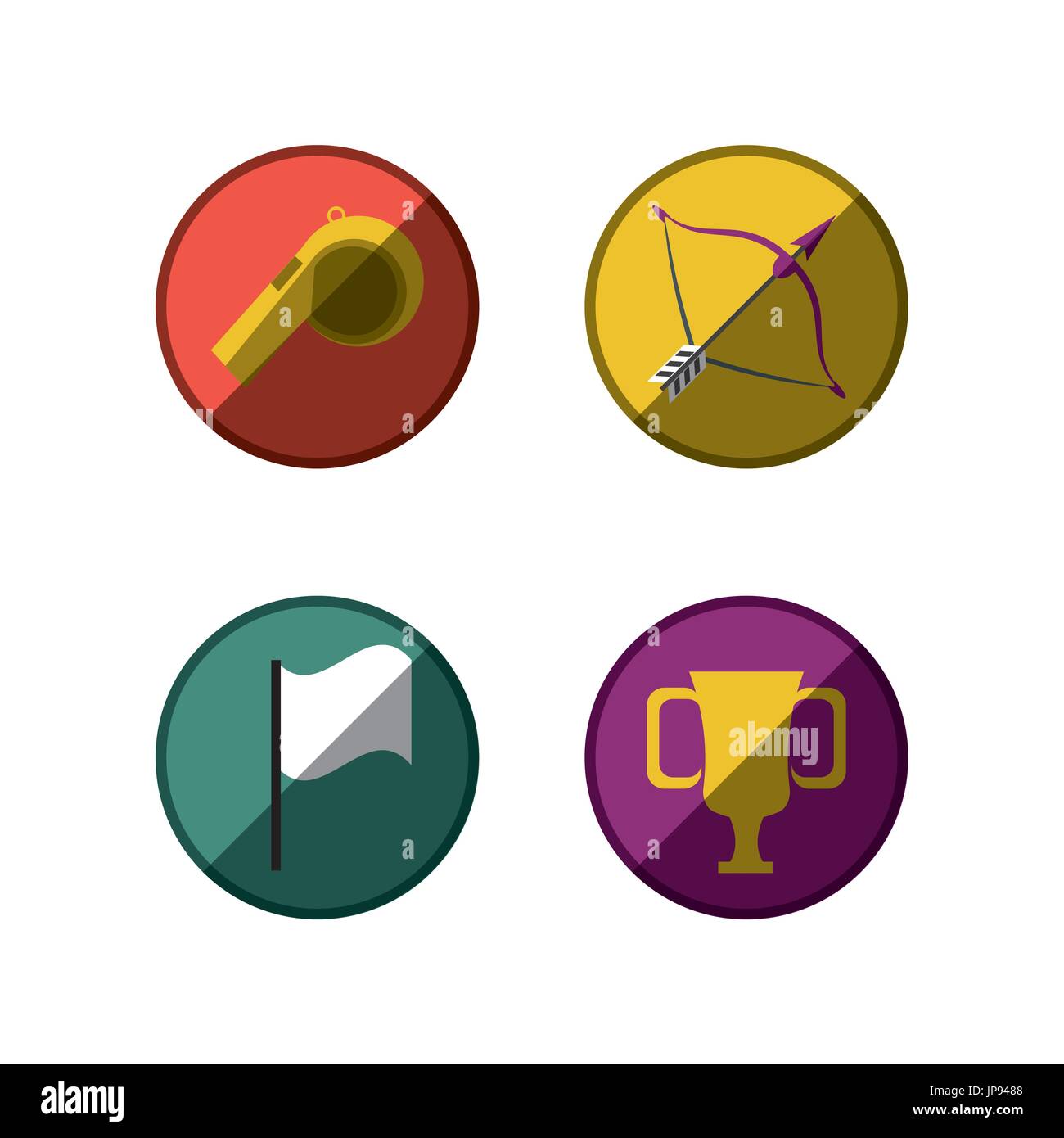 set flat icon tools sport vector illustration Stock Vector Image & Art ...