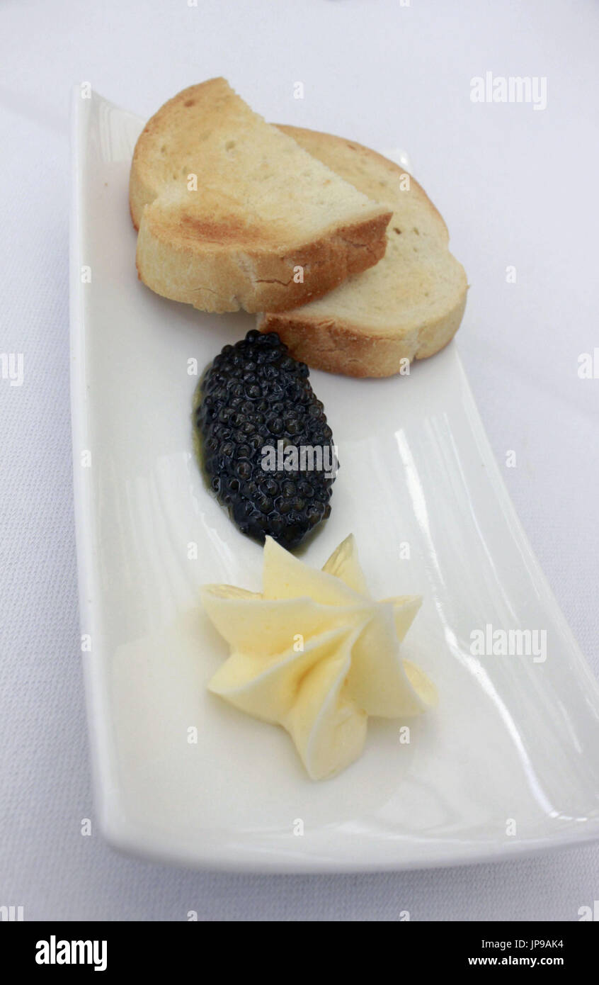 Caviar from Siberian sturgeon raised at Tropenhaus Frutigen, a
