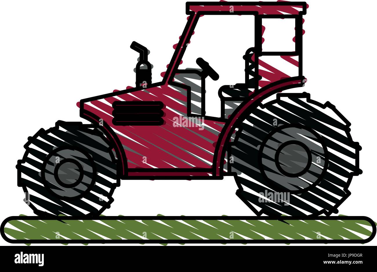 tractor vector illustration Stock Vector Image & Art - Alamy