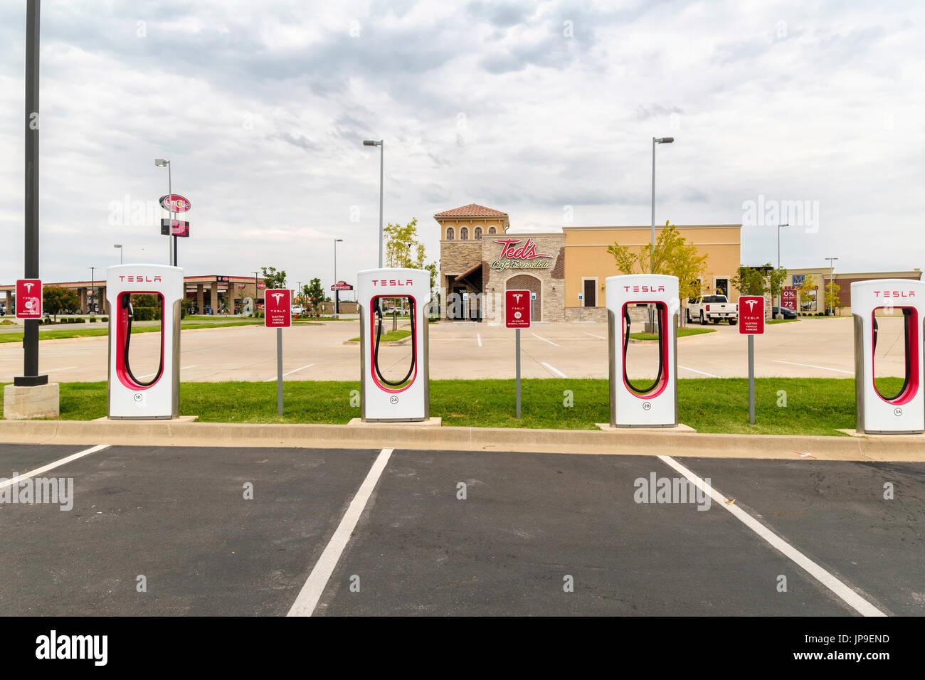 480 Volt Tesla Charging Station for Tesla mlodel S, X and 3 located in