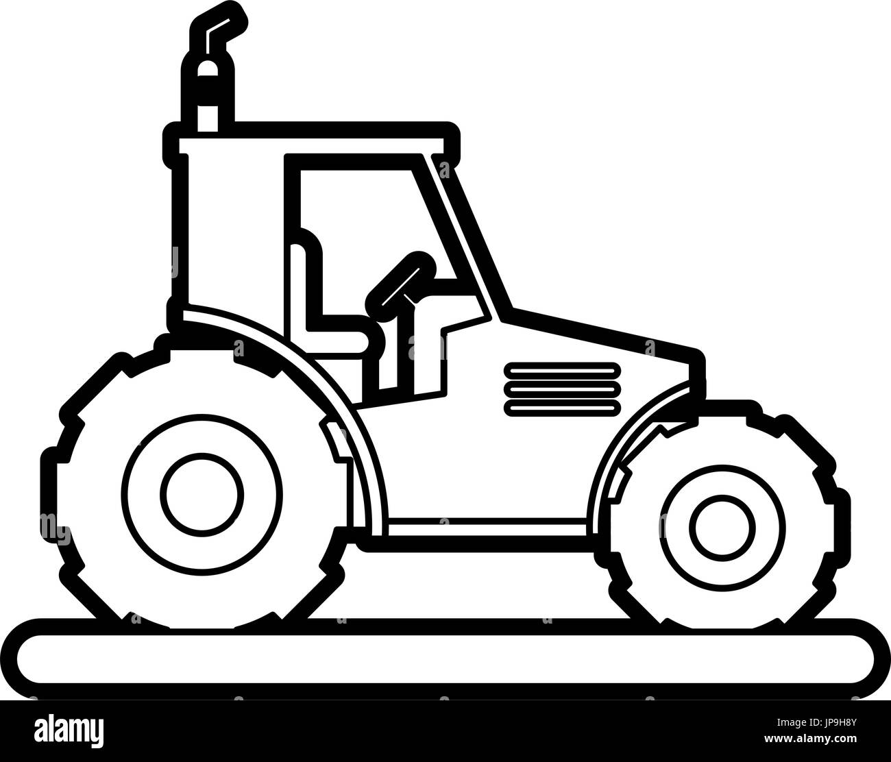 tractor vector illustration Stock Vector Image & Art - Alamy