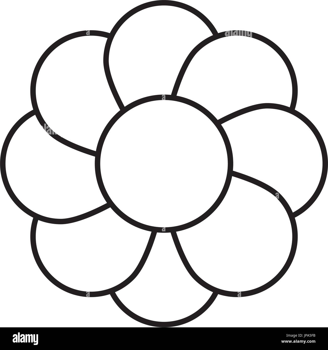 flower icon over white background vector illustration Stock Vector ...
