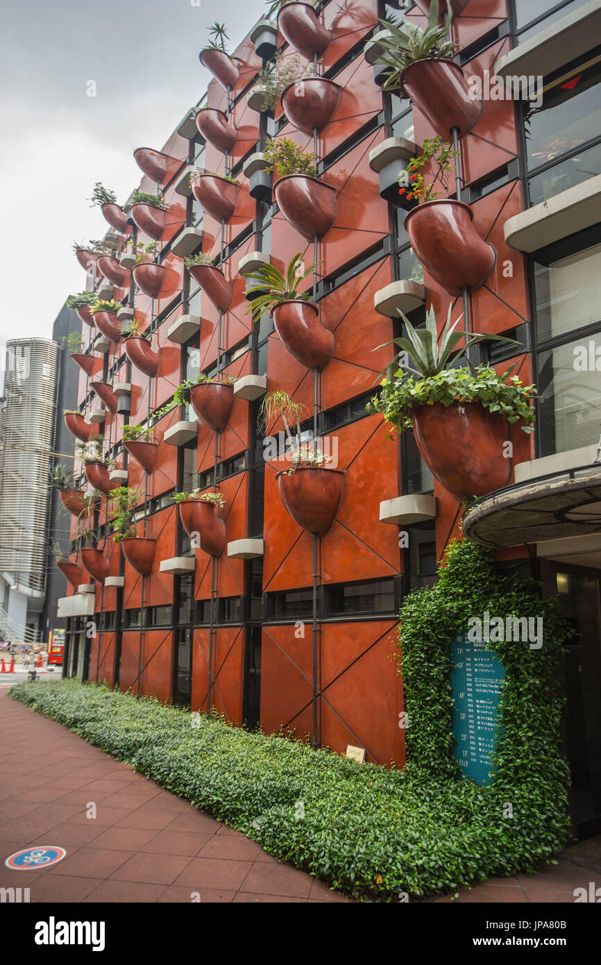 Japan, Osaka City, Organic Building Shinsaibashi Stock Photo