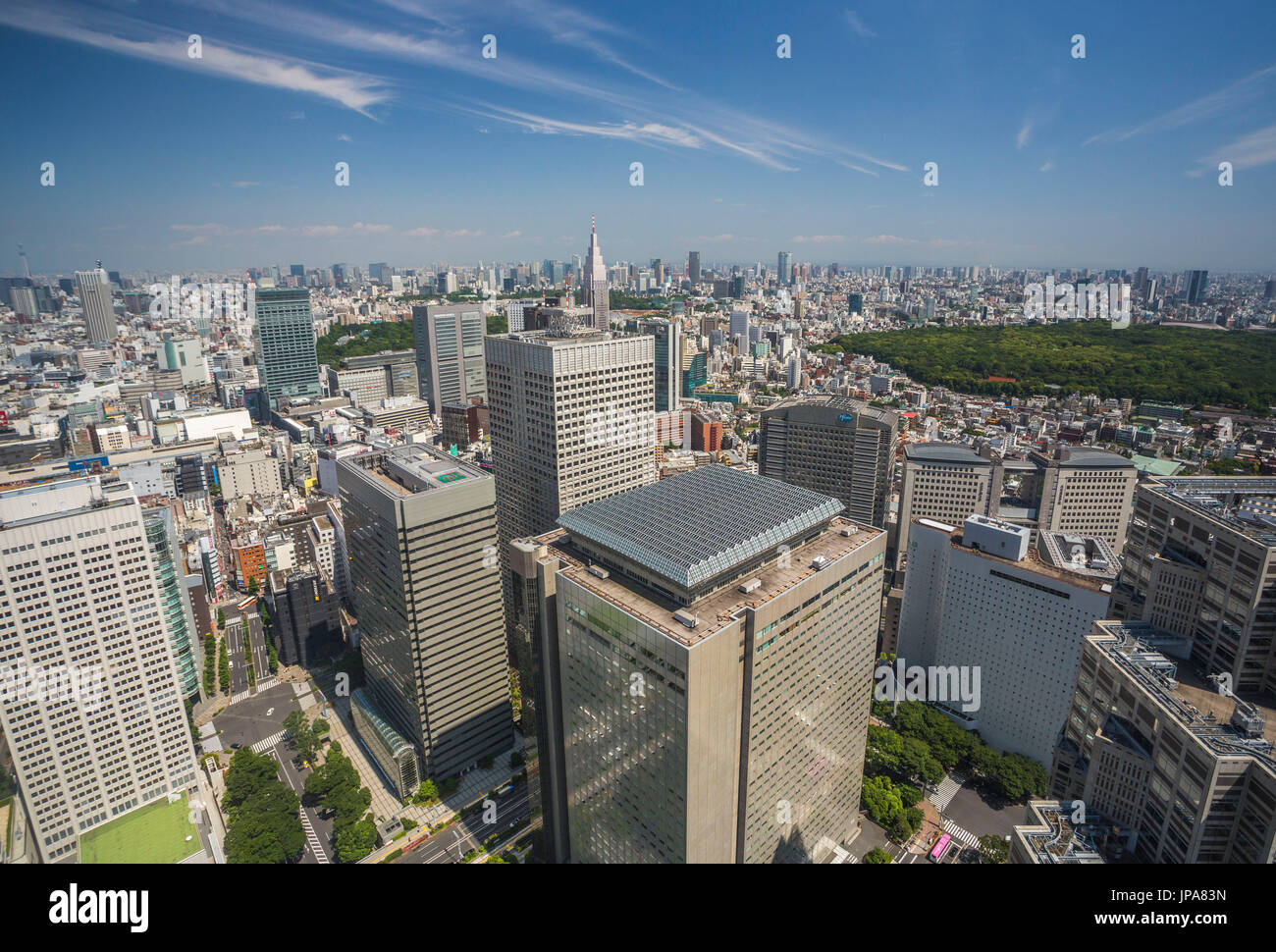 Japan, Tokyo City, Shinjuku District Stock Photo
