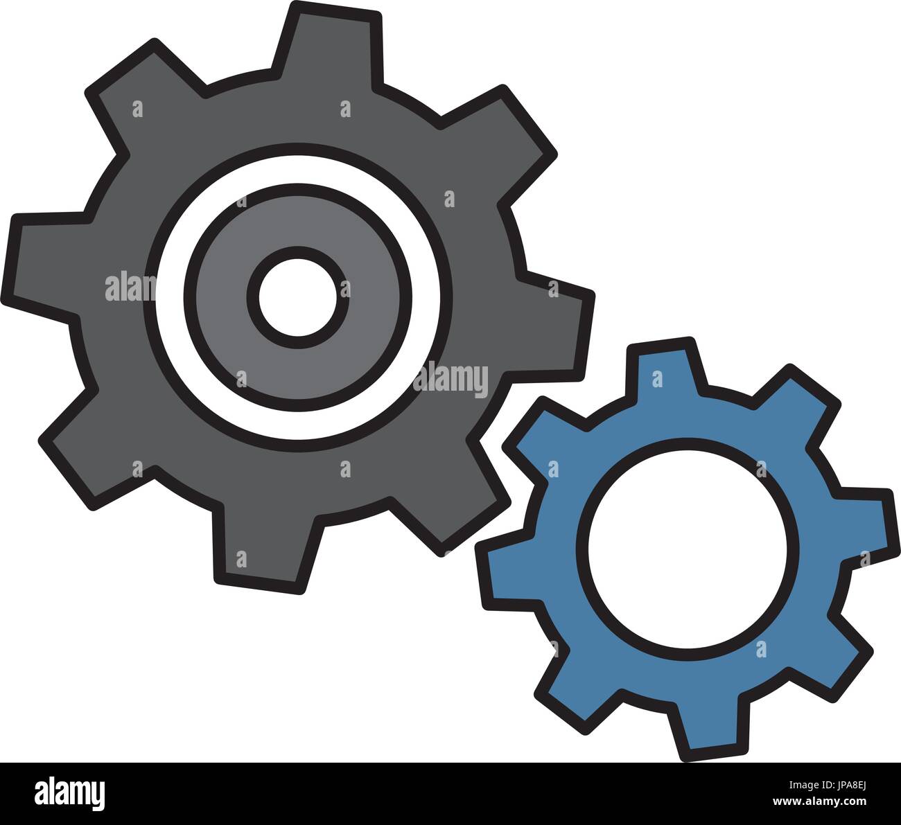 gear wheels icon Stock Vector Image & Art - Alamy