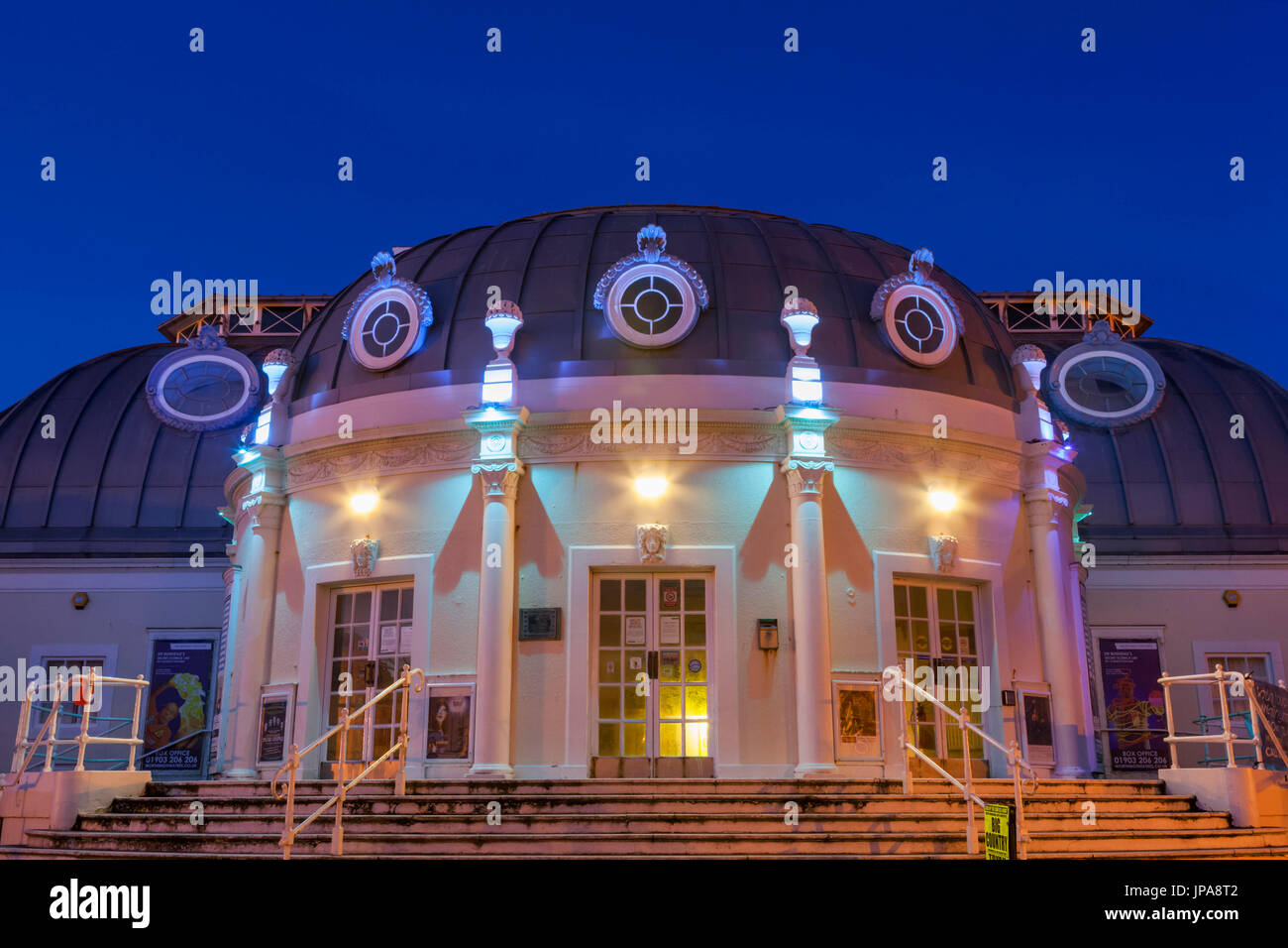 England, West Sussex, Worthing, The Pier Theatre Stock Photo Alamy