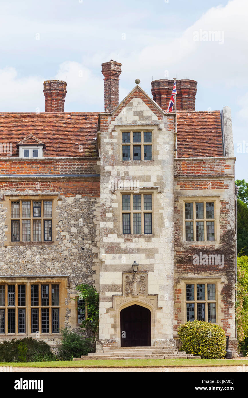 England, Hampshire, Chawton, Chawton House Library, One Time Home of Edward Austen Knight, Brother of Jane Austen Stock Photo