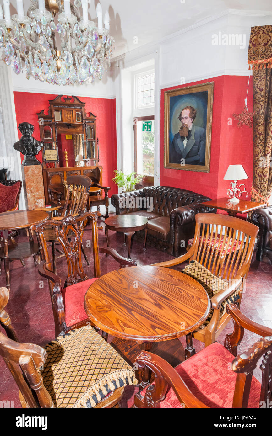 England, Kent, Broadstairs, Bleak House, The Lounge Stock Photo Alamy