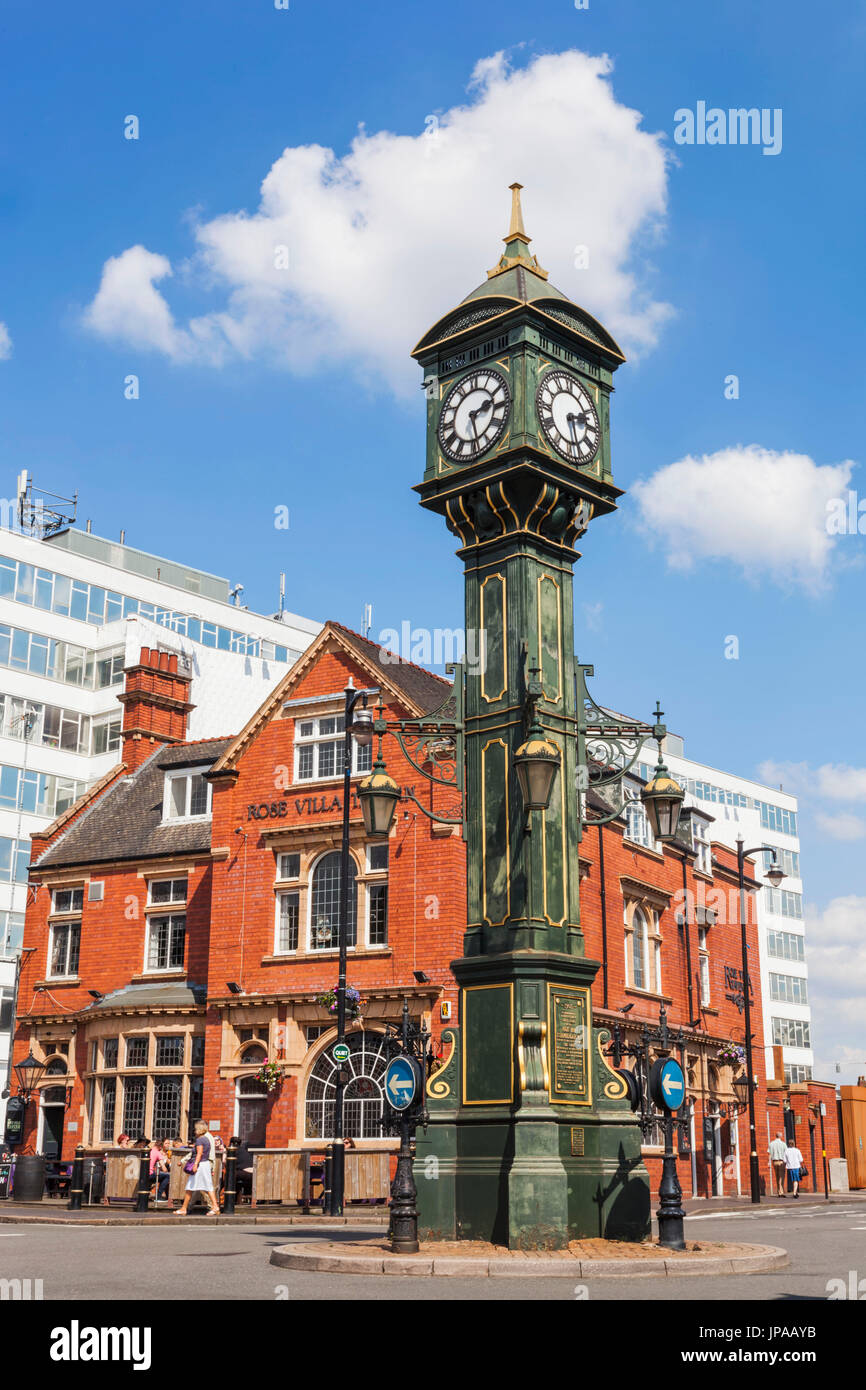 England, West Midlands, Birmingham, The Jewellery Quarter, Chamberlain Clock Stock Photo