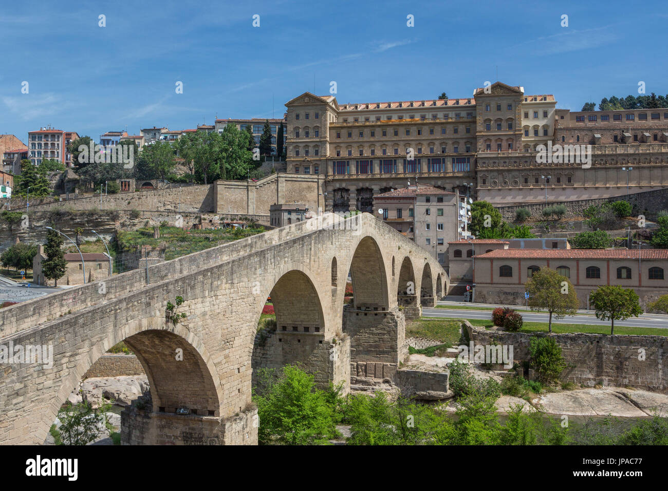 Spain, Catalonia, Manresa City, Stock Photo