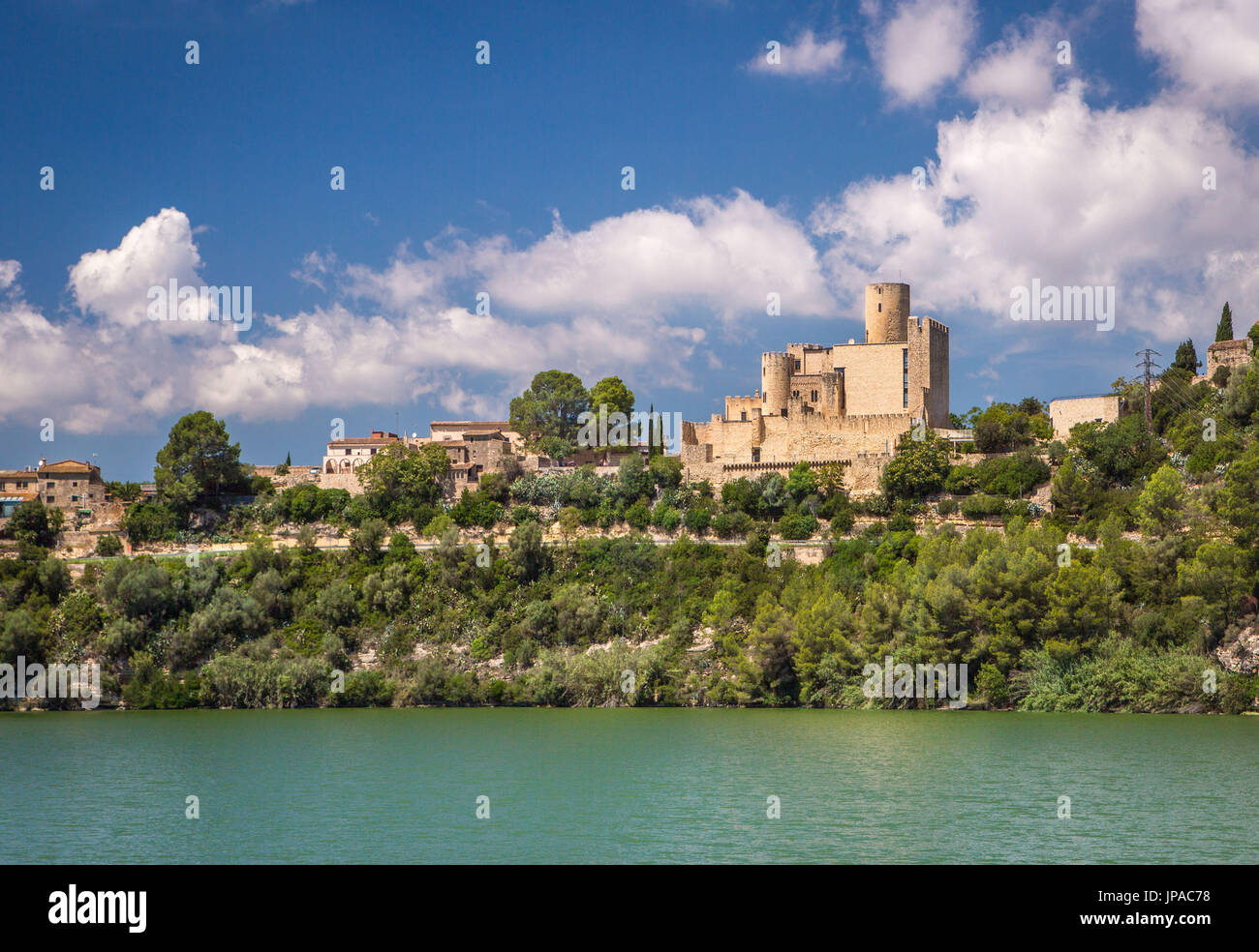 Spain, Catalonia, Barcelona province, Castellet City, the castle Stock Photo