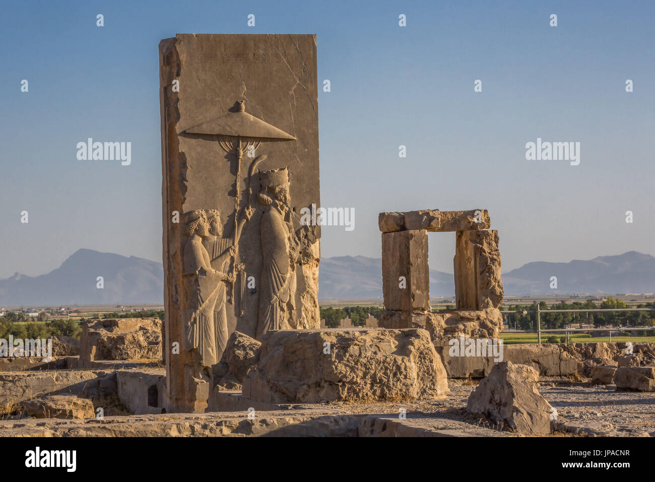 Iran, Persepolis City, Hadish Palace Stock Photo