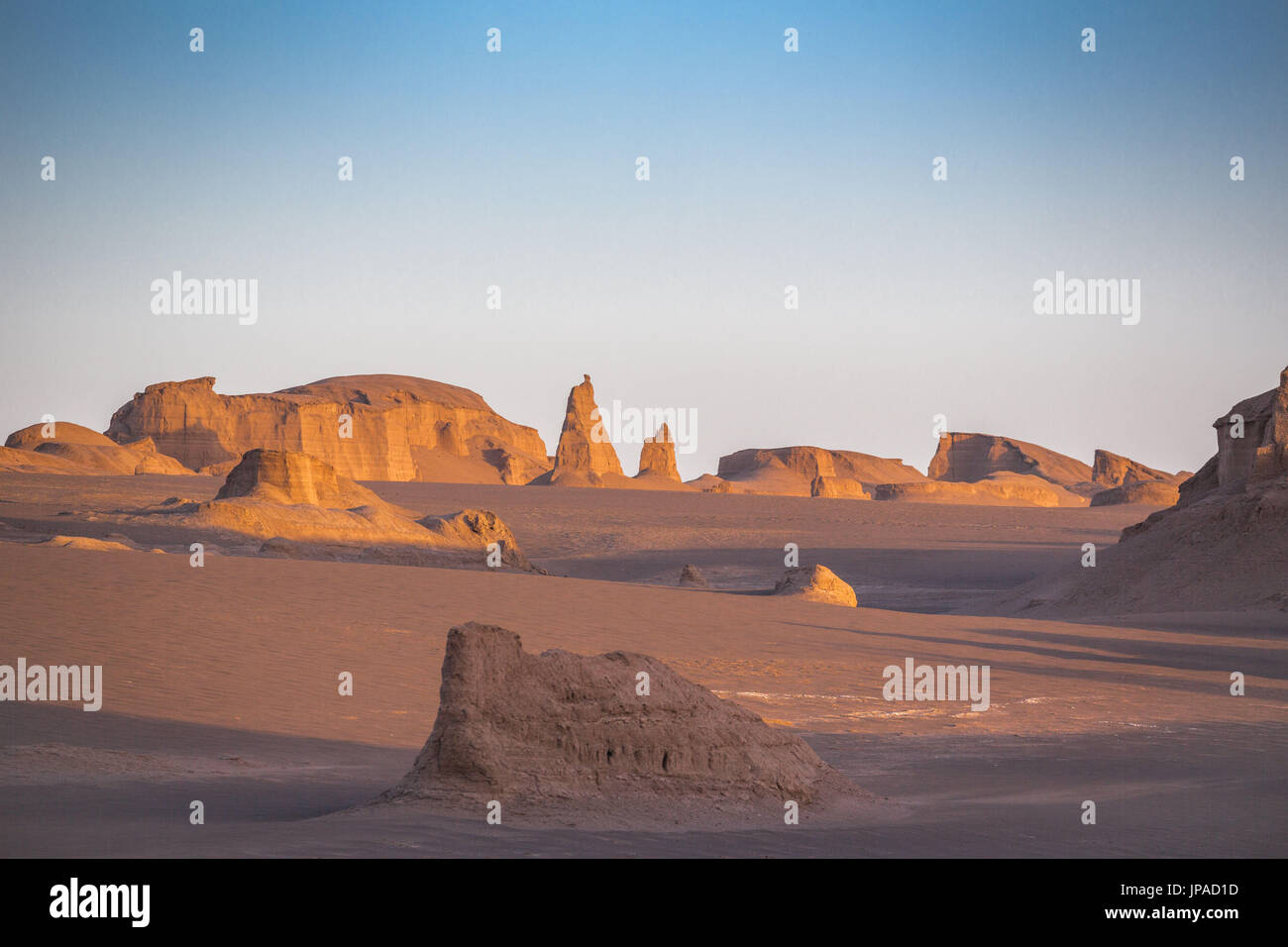 Iran, Near Kerman City, Kalout region. Stock Photo