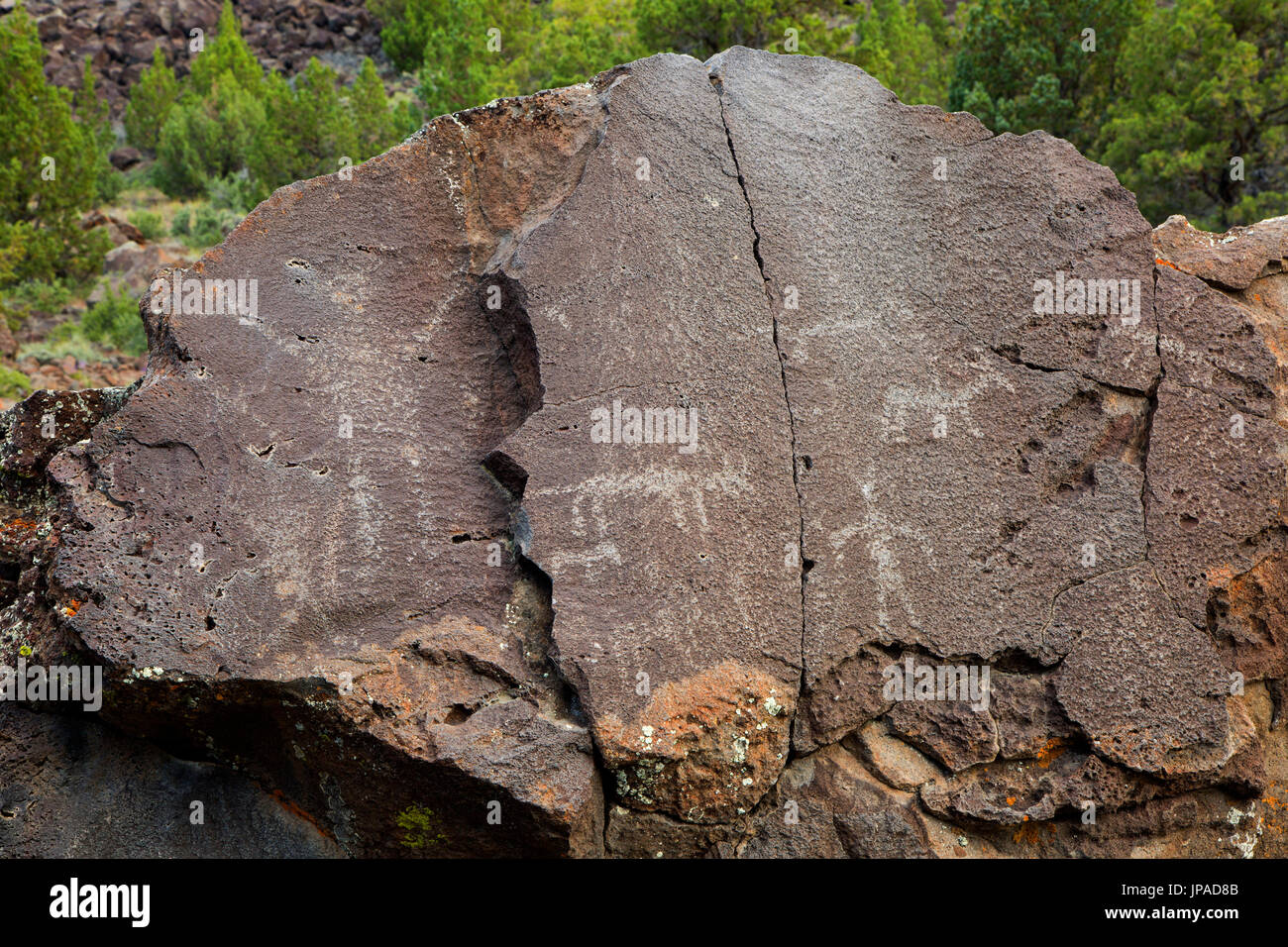 Petroglyphs on Picture Rock Pass, Lakeview District Bureau of Land  Management, Oregon Outback Scenic Byway, Oregon Stock Photo - Alamy