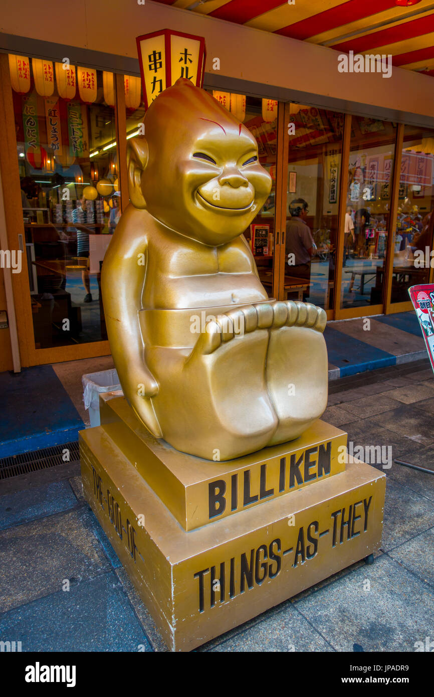 OSAKA, JAPAN - JULY 18, 2017: Billiken The God of Things As They
