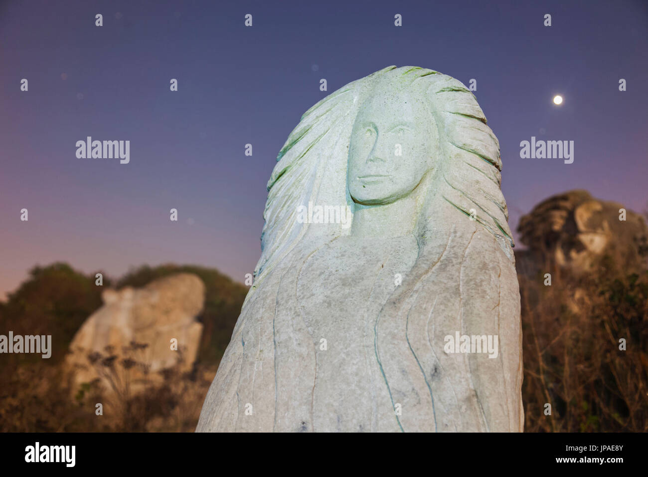 England, Dorset, Portland, Tout Quarry Sculpture Park Stock Photo Alamy