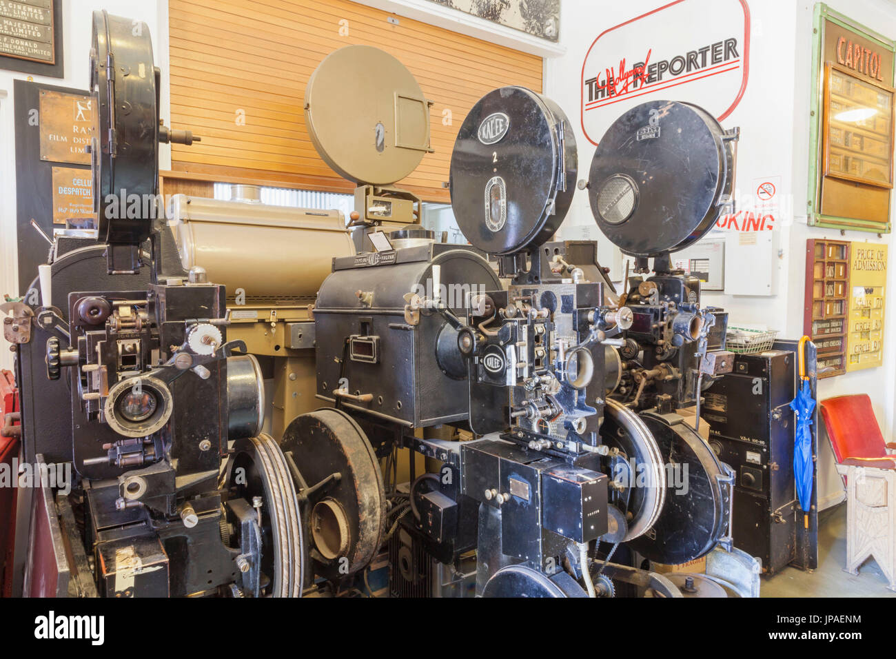 England, London, Kennington, The Cinema Museum, Display of Vintage