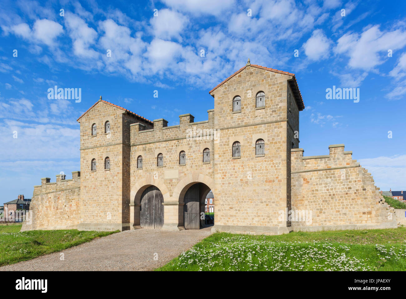 England, Tyne and Wear, South Shields, Arbeia Roman Fort and Museum Stock Photo