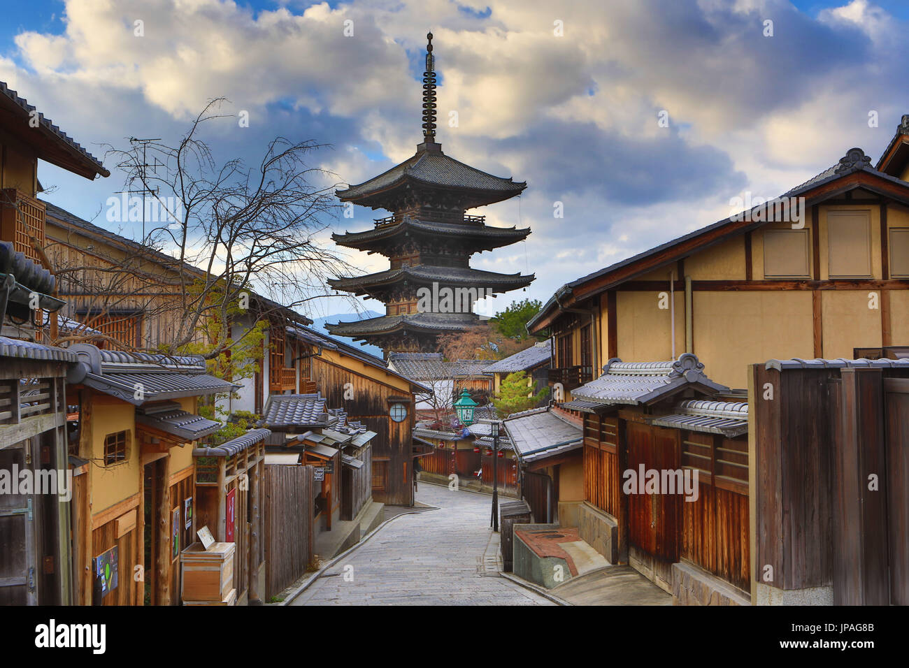 Japan, Kyoto City, Gion , Yasaka Pagoda Stock Photo