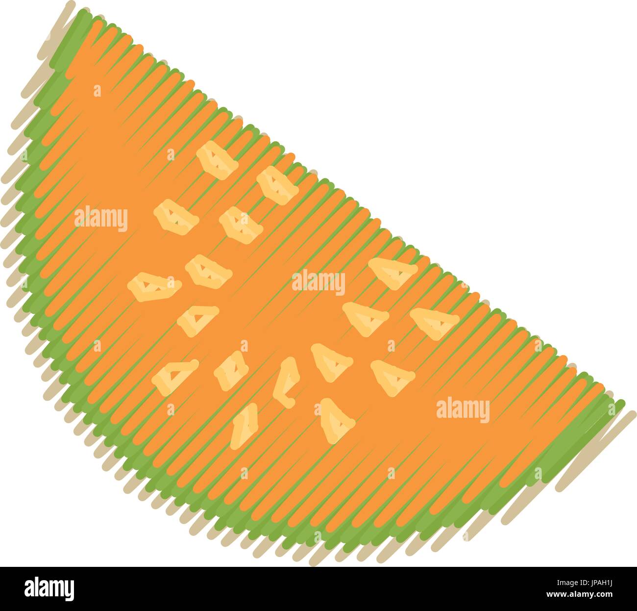 Sliced watermelon fruit Stock Vector