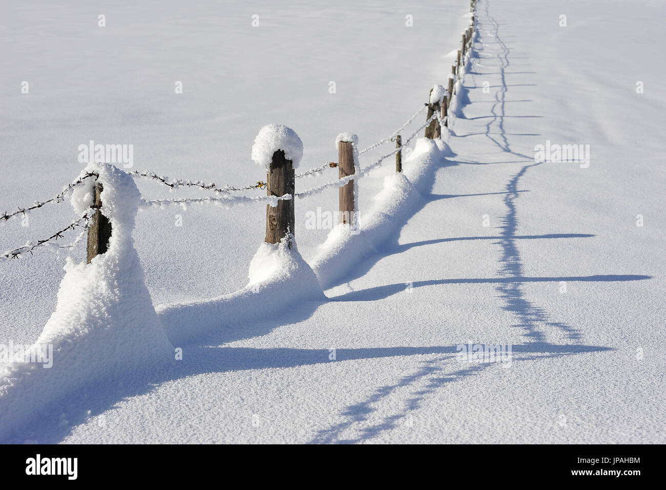 White pasture fence hi-res stock photography and images - Alamy