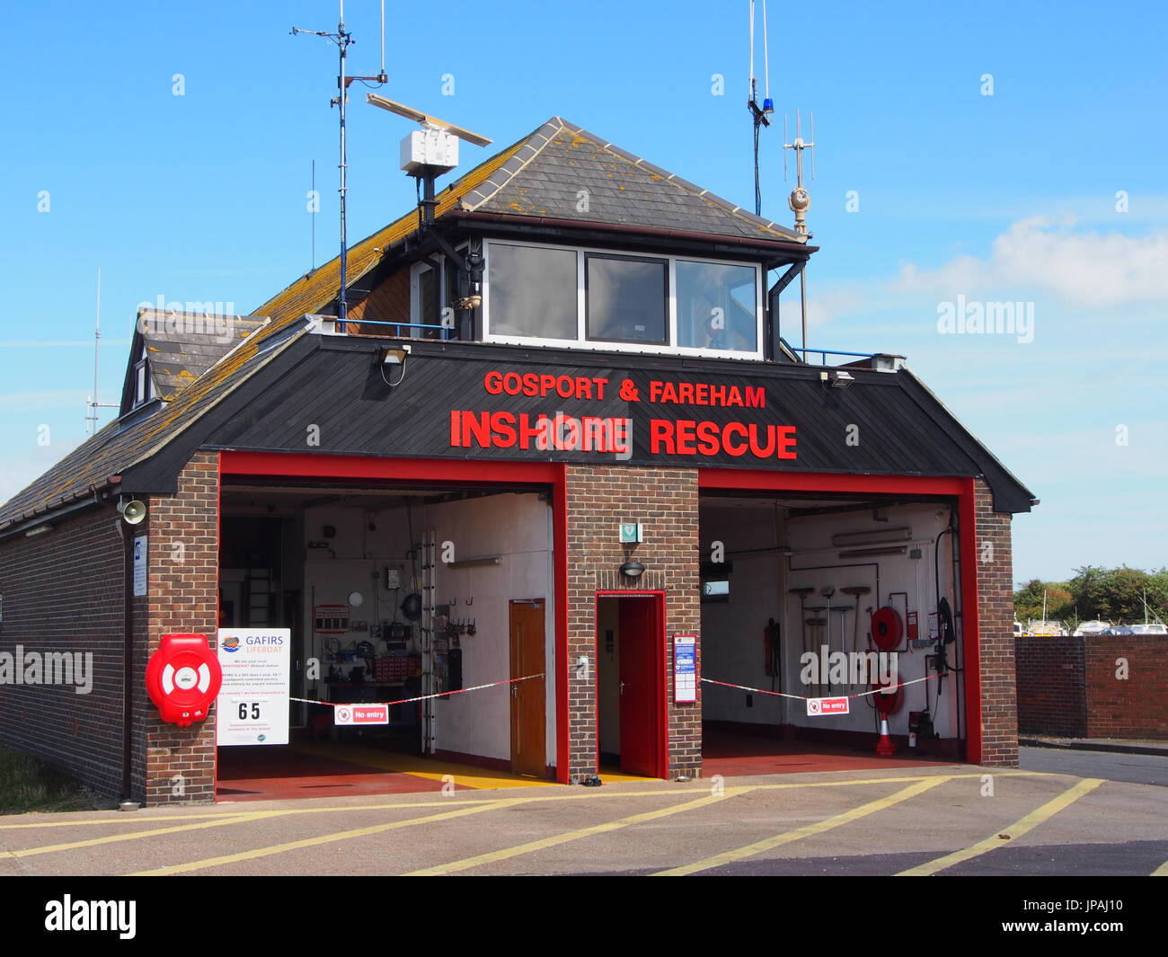 Gosport And Fareham Inshore Rescue Service (GAFIRS) lifeboat station, Stock Photo