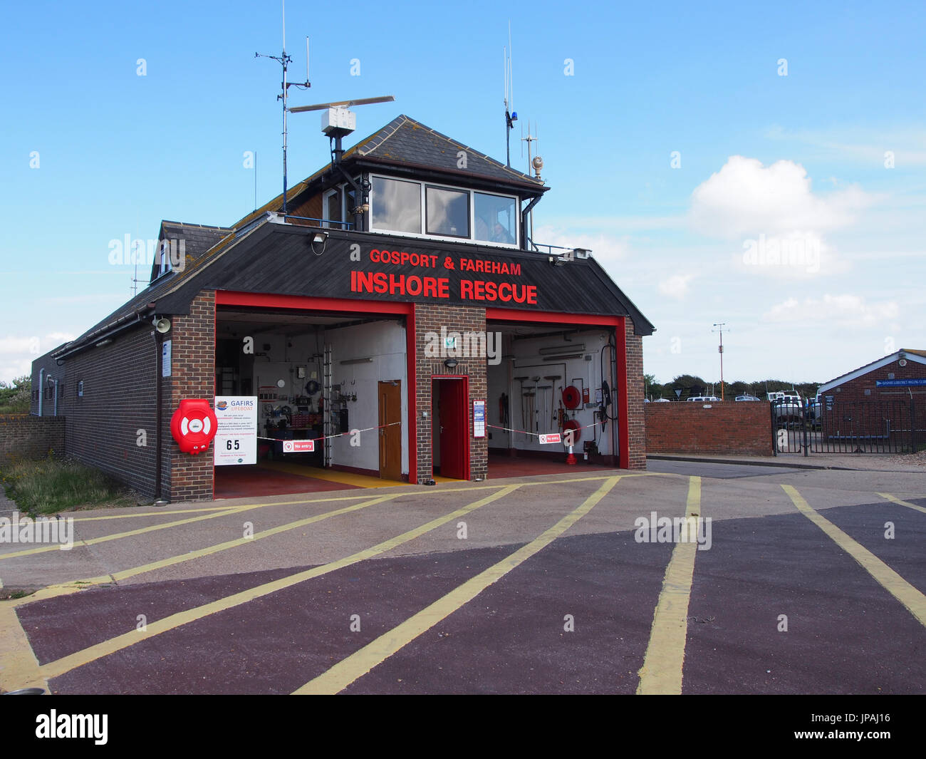 Gosport And Fareham Inshore Rescue Service (GAFIRS) lifeboat station, Stock Photo