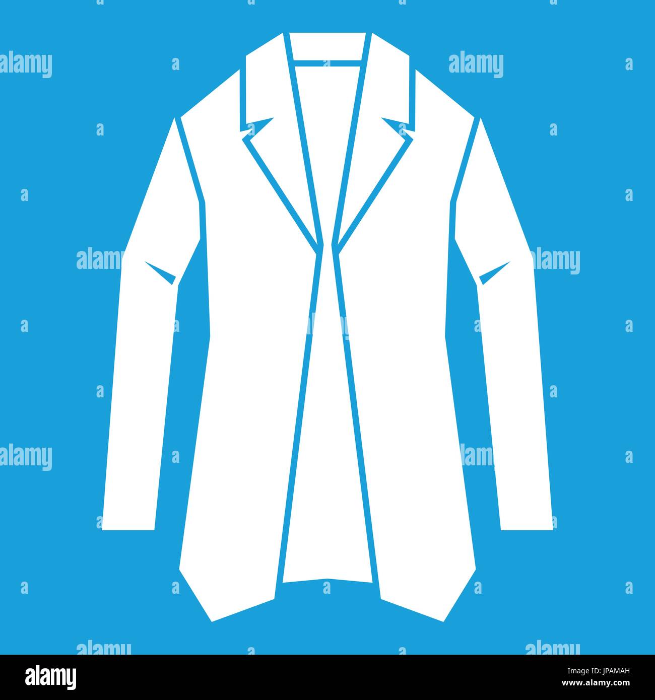Jacket icon white Stock Vector Image & Art - Alamy