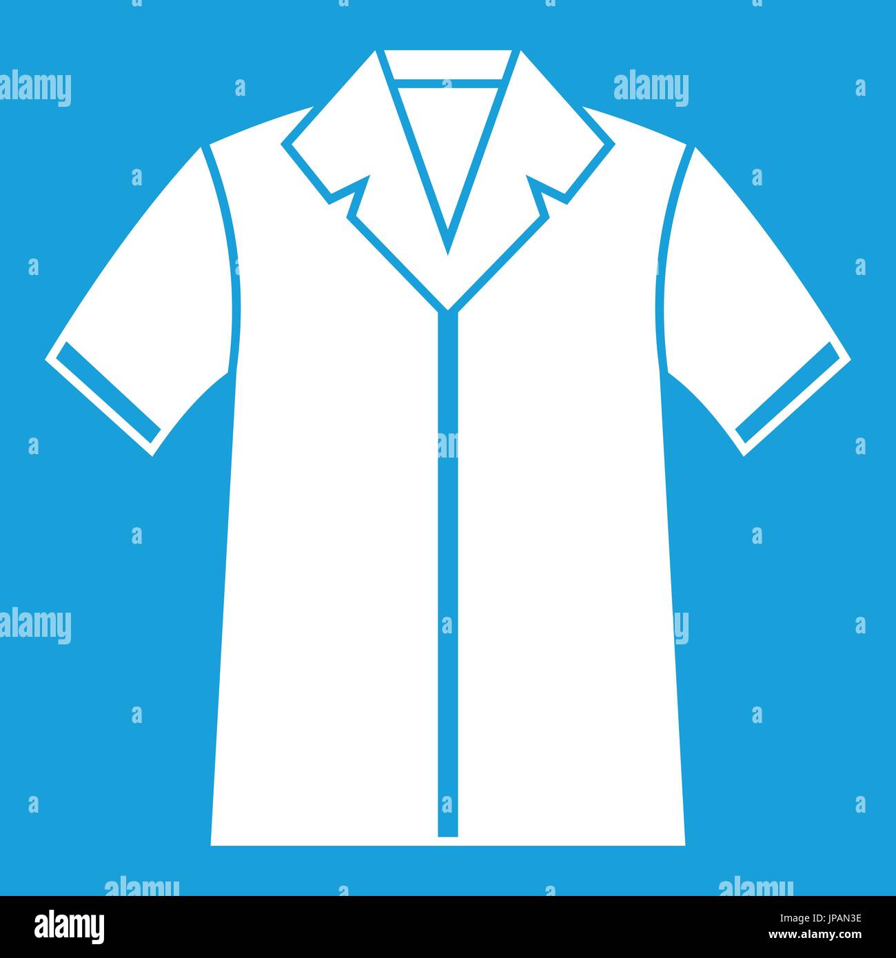 Shirt polo icon white Stock Vector Image & Art - Alamy