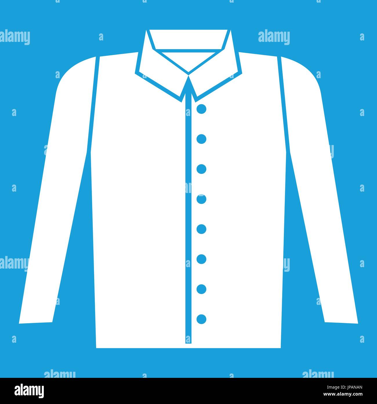 Ironed white shirt Stock Vector Images - Alamy